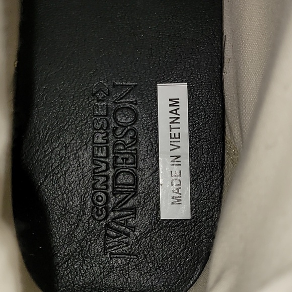 Converse All-Star. Chuck Taylor. JW Anderson Colab Black. Worn once. Men's 13 - Picture 8 of 16